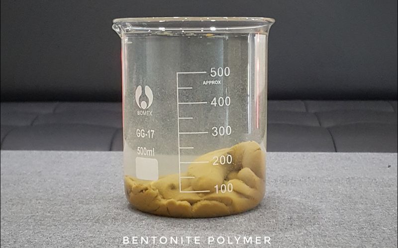 Hình ảnh mẫu Bentonite dạng rắn để điều chế thành hóa chất Bentonite Polymer