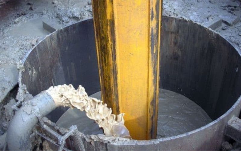 Dung dịch Bentonite Polymer sử dụng trong xây dựng