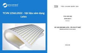 TCVN 13561:2022 - Vật liệu xảm dạng Latex