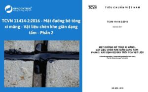 TCVN 11414-2:2016 - Mặt đường bê tông xi măng - Vật liệu chèn khe giãn dạng tấm