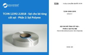 TCVN 12392-2:2018 - Sợi cho bê tông cốt sợi - Phần 2: Sợi Polyme