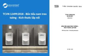 TCVN 12499:2018 - Bồn tiểu nam treo tường - Kích thước lắp nối