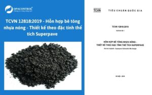 TCVN 12818:2019 - Hỗn hợp bê tông nhựa nóng - Thiết kế theo đặc tính thể tích Superpave