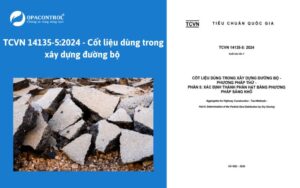 TCVN 14135-5:2024 - Cốt liệu dùng trong xây dựng đường bộ - Phần 5