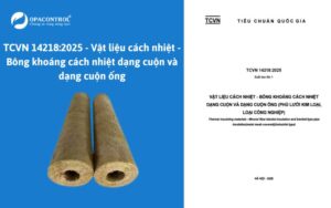 TCVN 14218:2025 - Vật liệu cách nhiệt - Bông khoáng cách nhiệt dạng cuộn và dạng cuộn ống