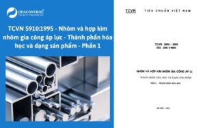 TCVN 5910:1995 - Nhôm và hợp kim nhôm gia công áp lực - Thành phần hóa học và dạng sản phẩm - Phần 1