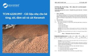 TCVN 6220:1997 - Cốt liệu nhẹ cho bê tông, sỏi, dăm sỏi và cát Keramzit