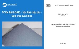 TCVN 8649:2011 - Vật liệt chịu lửa - Vữa chịu lửa Silica