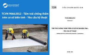 TCVN 9066:2012 - Tấm trải chống thấm trên cơ sở biến tính - Yêu cầu kỹ thuật