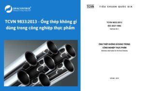 TCVN 9833:2013 - Ống thép không gỉ dùng trong công nghiệp thực phẩm
