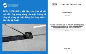 TCVN 9974:2013 - Vật liệu xảm khe và vết nứt, thi công nóng, dùng cho mặt đường bê tông xi măng và mặt đường bê tông nhựa - Yêu cầu kỹ thuật