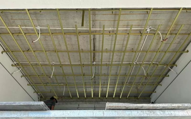 Khung xương thạch cao sử dụng trên trần nhà 