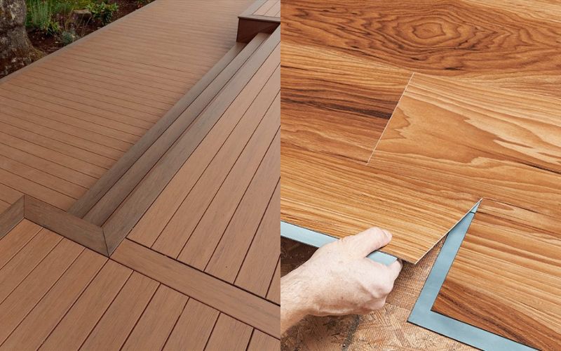 Ván sàn composite và  ván sàn vinyl