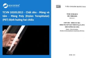 TCVN 10105:2013 - Chất dẻo - Màng và tấm - Màng Poly (Etylen Terephtalat) (PET) Định hướng hai chiều