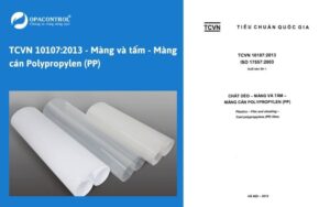 TCVN 10107:2013 - Màng và tấm - Màng cán Polypropylen (PP)