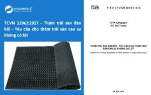 TCVN 12062:2017 - Thảm trải sàn đàn hồi - Yêu cầu cho thảm trải sàn cao su không có lót