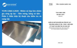 TCVN 13065-1:2020 - Nhôm và hợp kim nhôm gia công áp lực - Tấm mỏng, băng và tấm - Phần 1: Điều kiện kỹ thuật cho kiểm tra và cung cấp