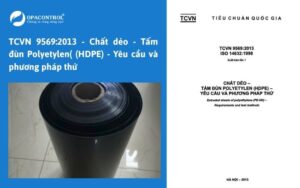 TCVN 9569:2013 - Chất dẻo - Tấm đùn Polyetylen( (HDPE) - Yêu cầu và phương pháp thử