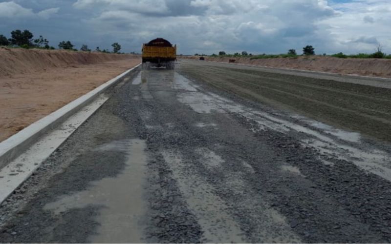 Cấp phối đá dăm được thử nghiệm và sử dụng trong làm đường 