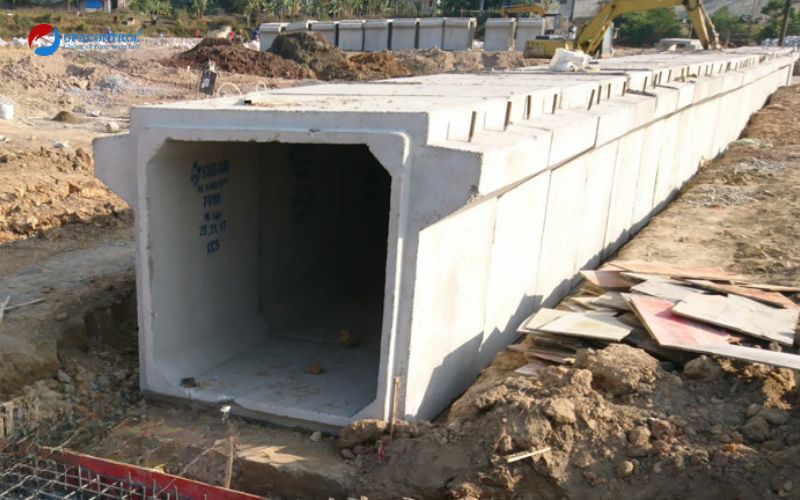 Cống hộp bê tông cốt thép - Một loại cấu kiện bê tông thường dùng 