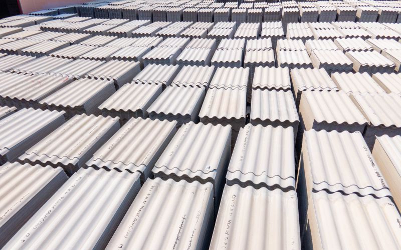 Lấy mẫu thử nghiệm tấm sóng Amiăng xi măng 