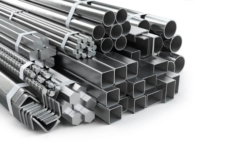 Mẫu vật liệu kim loại bằng thép