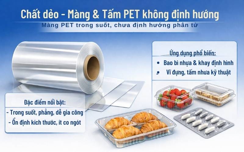 Khái niệm Chứng nhận hợp chuẩn Chất dẻo – Màng và tấm – Màng Poly (etylen terephtalat) (PET) không định hướng theo TCVN 10104:2013