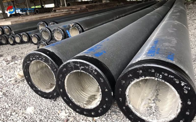 Lấy mẫu thử nghiệm Cọc bê tông ly tâm ứng lực trước phù hợp tiêu chuẩn JIS A5373:2016