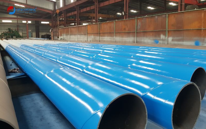 Sản phẩm Cọc ống thép được sử dụng trong các công trình 