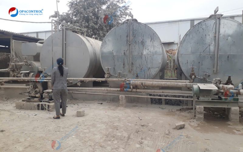 Máy móc sản xuất bê tông nhựa nóng chảy của Công ty Cổ phần Tập đoàn K34 Kinh Môn 