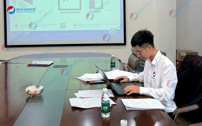 Khu vực văn phòng của Công ty CP Đầu tư Thương mại và Xây dựng Tín Thành