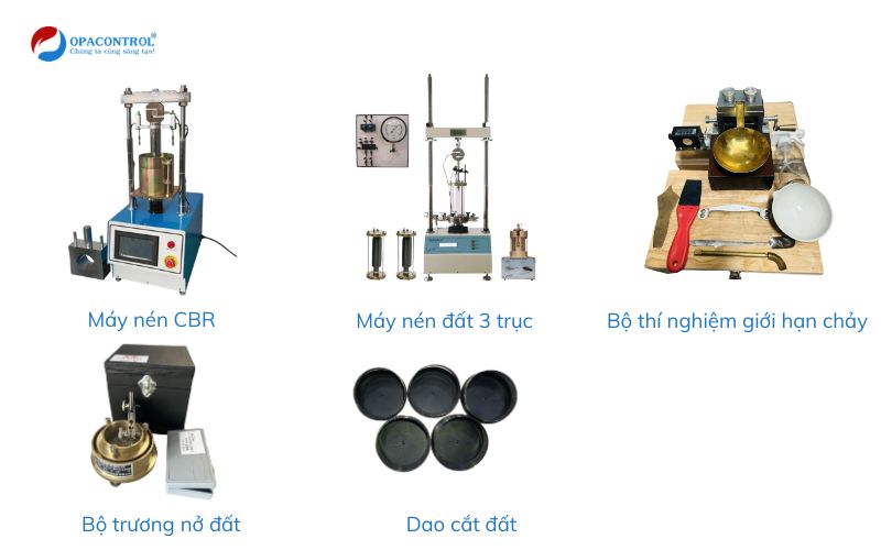 Một số thiết bị thí nghiệm đất 
