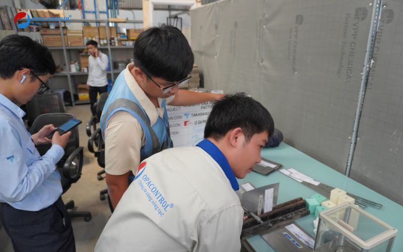 Thí nghiệm mẫu vật liệu xây dựng cho khách hàng 