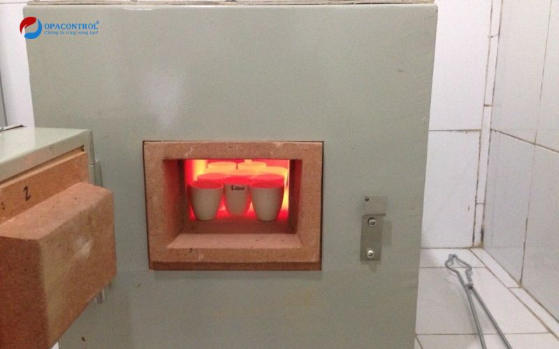 Lò nung xác định hàm lượng tro, và hàm lượng lưu huỳnh theo phương pháp khối lượng