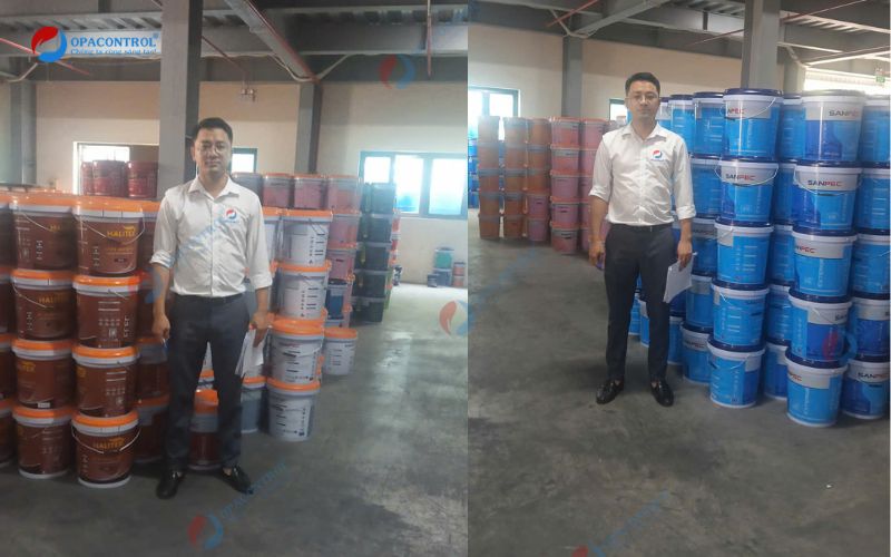 Chuyên gia OPACONTROL đánh giá nhà máy sản xuất sơn và bột bả của Công ty TNHH Sản xuất Thương mại Lâm Anh