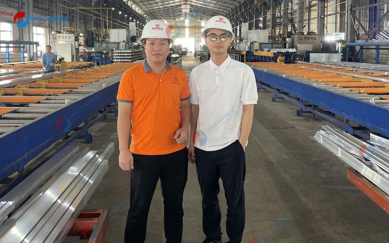 Chuyên gia OPACONTROL thực hiện đánh giá chứng nhận hợp chuẩn sản phẩm nhôm cho Công ty TNHH Nhôm Nam Á Việt Nam 