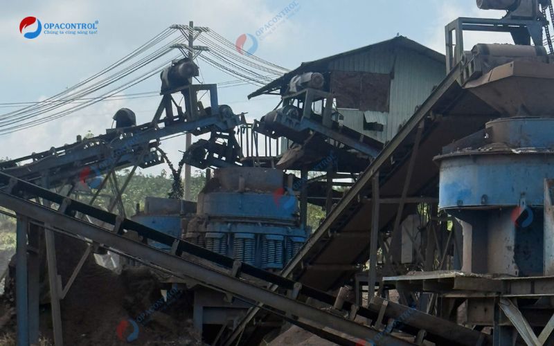 Xưởng sản xuất, khai thác cát của Công ty TNHH Lê Chính 