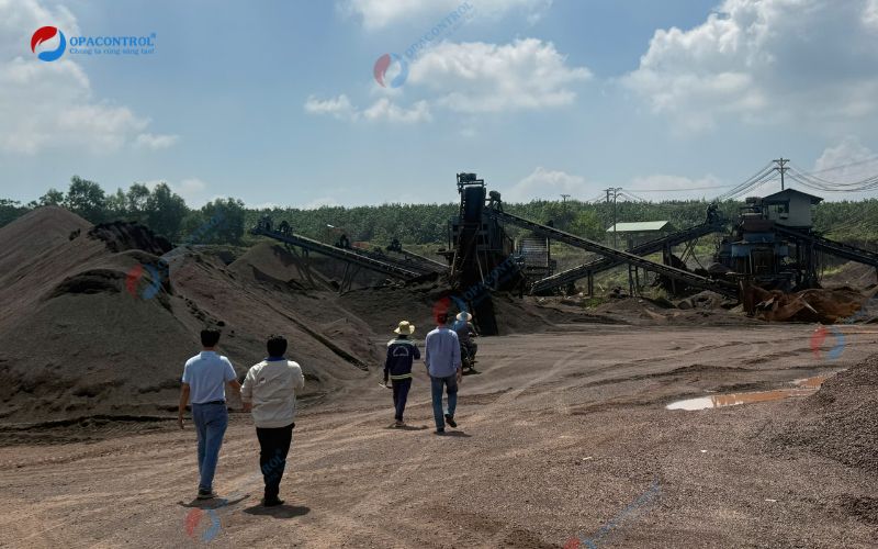 Chuyên gia OPACONTROL đi đánh giá chứng nhận hợp quy cát cho Công ty TNHH Lê Chính 