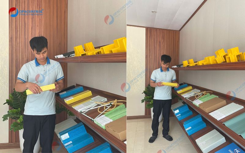 Kiểm tra sản phẩm do Công ty TNHH KT Vật liệu tổng hợp siêu bền Việt Nam sản xuất 