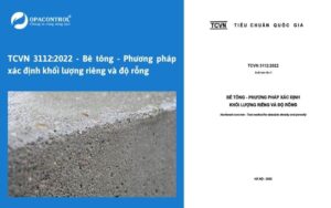TCVN 3112:2022 - Bê tông - Phương pháp xác định khối lượng riêng và độ rỗng