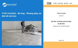 TCVN 3114:2022 - Bê tông - Phương pháp xác định độ mài mòn
