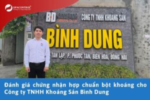 Đánh giá chứng nhận hợp chuẩn bột khoáng cho Công ty TNHH Khoáng Sản Bình Dung