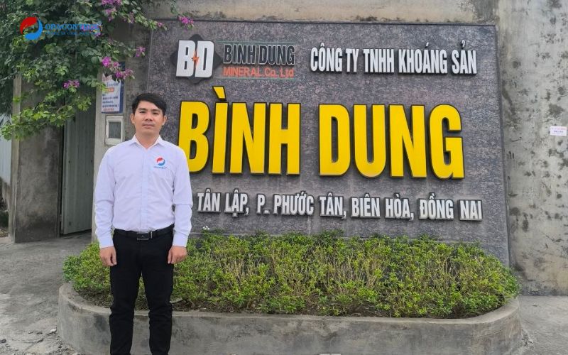 Chuyên gia đánh giá OPACONTROL làm việc tại Công ty TNHH Khoáng Sản Bình Dung