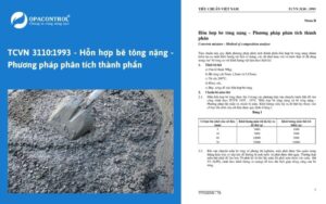 TCVN 3110:1993 - Hỗn hợp bê tông nặng - Phương pháp phân tích thành phần