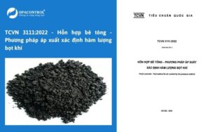 TCVN 3111:2022 - Hỗn hợp bê tông - Phương pháp áp xuất xác định hàm lượng bọt khí