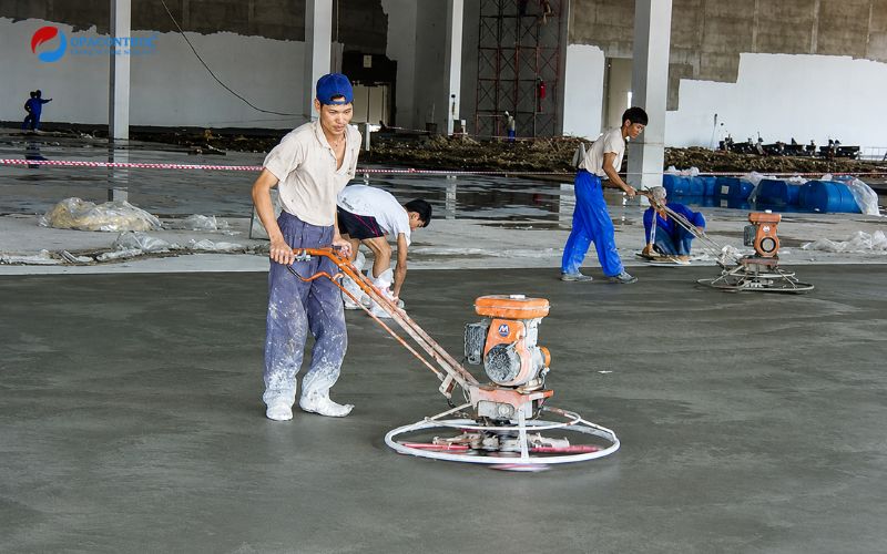 Quy trình thử nghiệm bột tăng cứng bề mặt bê tông