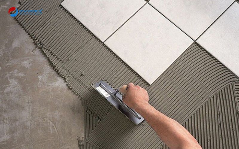 Vữa keo dán gạch sử dụng trong lát nền nhà ở 