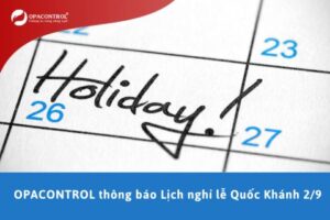 OPACONTROL thông báo Lịch nghỉ lễ Quốc Khánh 2/9