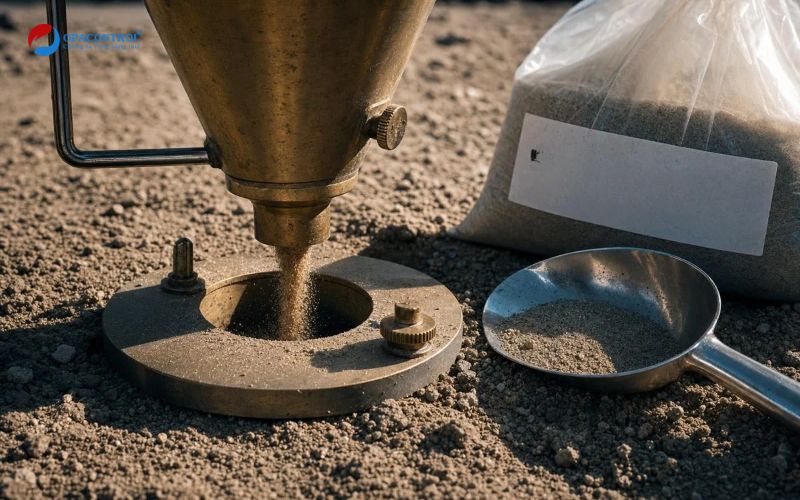 Khi nào cần thực hiện thí nghiệm đục độ chặt hiện trường?