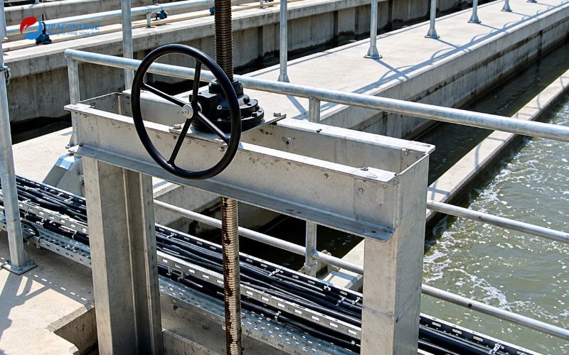 Cửa van Composite cống vùng triều là gì?